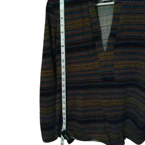 S- twelve artez color USA made long sleeve size medium blouse - Picture 5 of 7